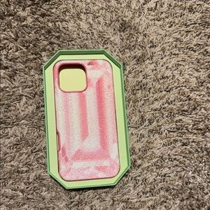 Swarovski Pink and White Glitter iPhone 16 pro max Case